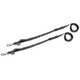 Shires Nylon Web Side Reins - Black