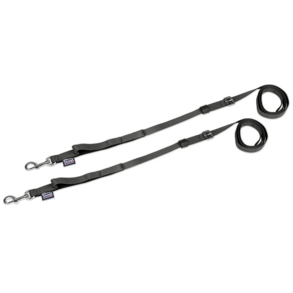 Shires Nylon Web Side Reins - Black