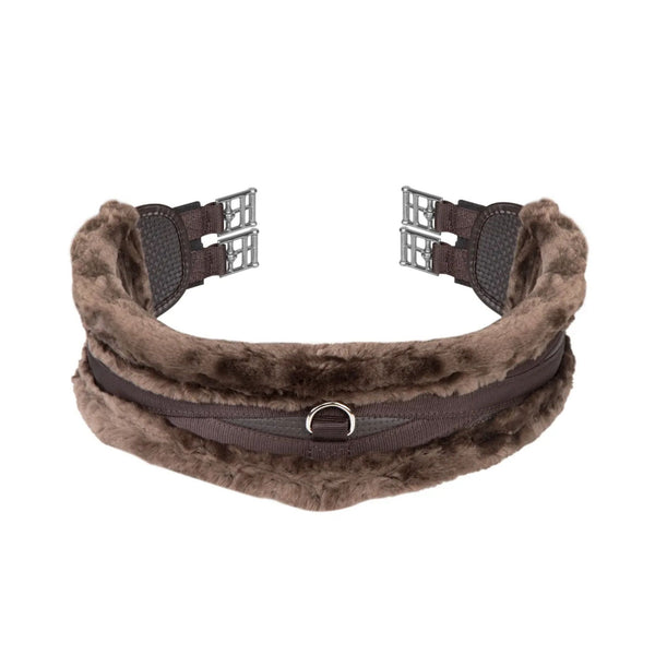 ARMA SupaFleece Contour Girth - Elastic - Brown