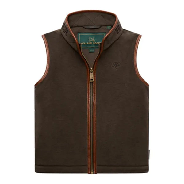 Holland Cooper Kids Little Country Fleece Gilet - Khaki
