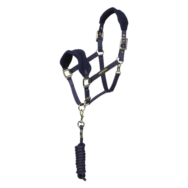ARMA Fleece Headcollar and Lead Rope - Navy