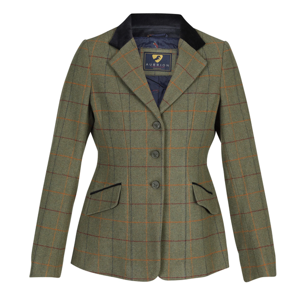 Aubrion Ladies Saratoga Jacket - Red/Yellow/Blue Check