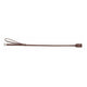 Shires Leather Show Whip - Brown