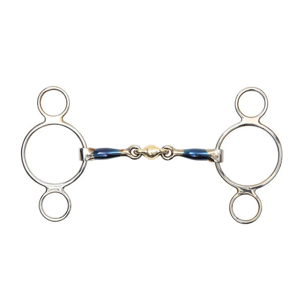 Two Ring Gag With Loz Blue Sweet Iron