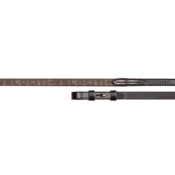 Lusso Rubber Grip Reins - Havana