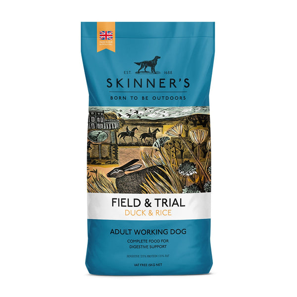 Skinners Field and Trial Duck And Rice 15kg
