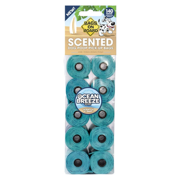 Bags On Board Scented Refill Rolls - Ocean Breeze