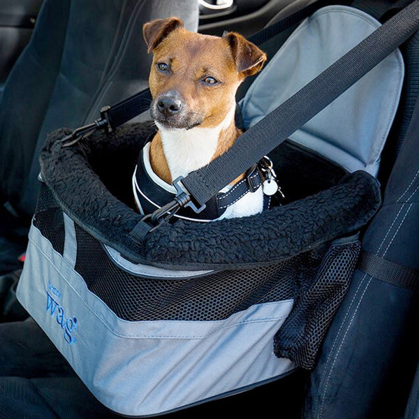 Henry Wag Pet Car Booster Seat GREY/BLACK one