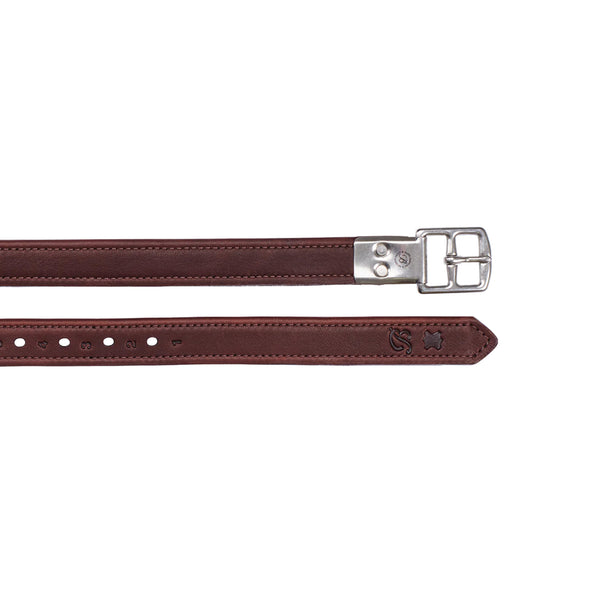 Bates Stirrup Leathers - Havana