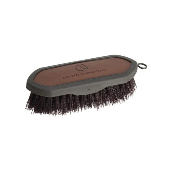 Coldstream Faux Leather Dandy Brush - Brown/Black