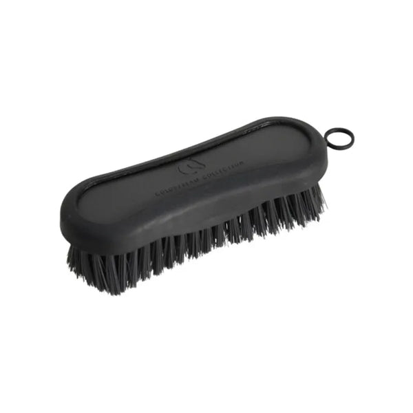 Coldstream Faux Leather Face Brush - Charcoal/Black