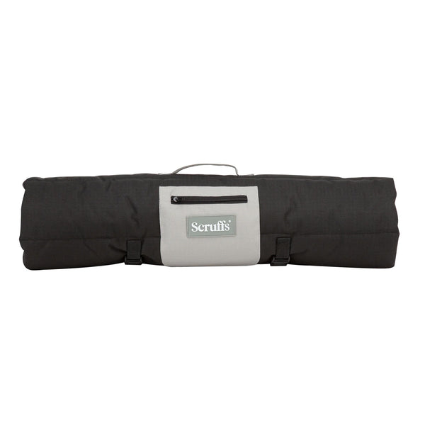 Scruffs Roll Up Travel Pet Bed - Storm Grey