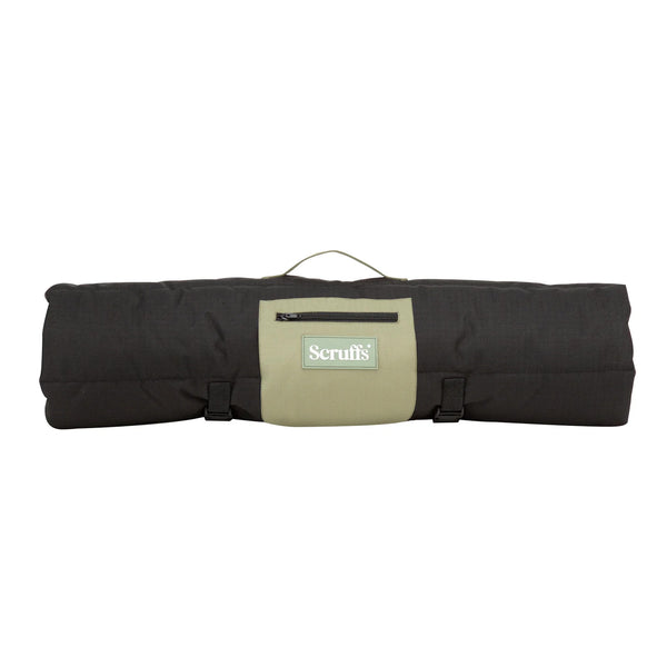 Scruffs Roll Up Travel Pet Bed - Khaki Green