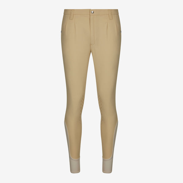 LeMieux Mens Elite Classic Pleated Breeches - Beige