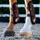 LeMieux EXO Flex Tendon Boot - Brown/Gold