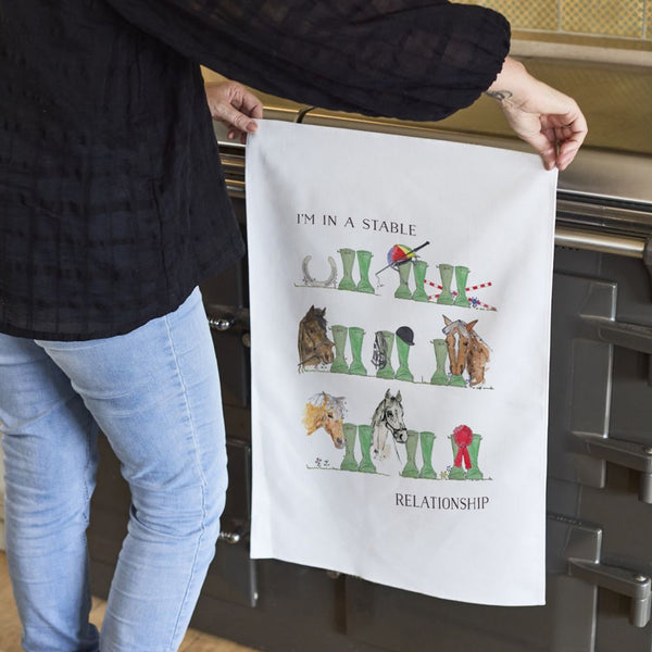This Is Nessie Dog Lovers Tea Towel