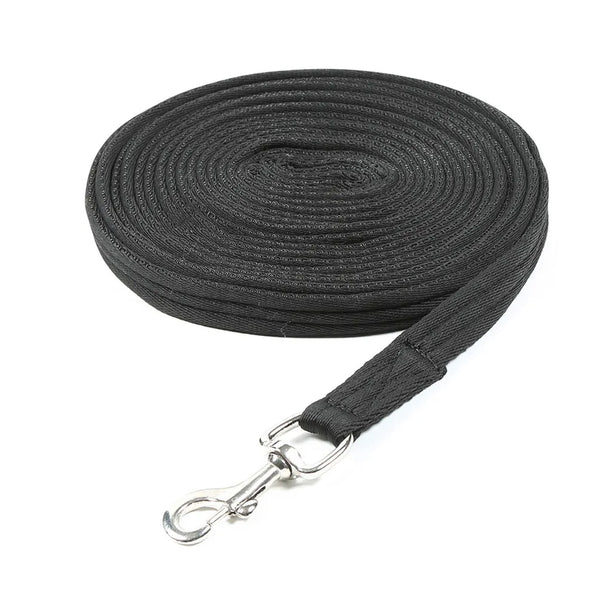 Shires Soft Feel Lunge Line - Black