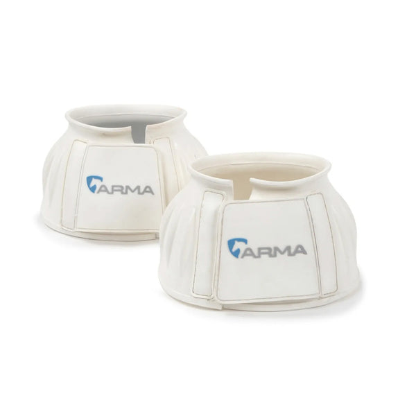 Shires Arma Touch Close Over Reach Boots - White