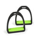Shires Childs Compositi Premium Profile Stirrups - Bright Green