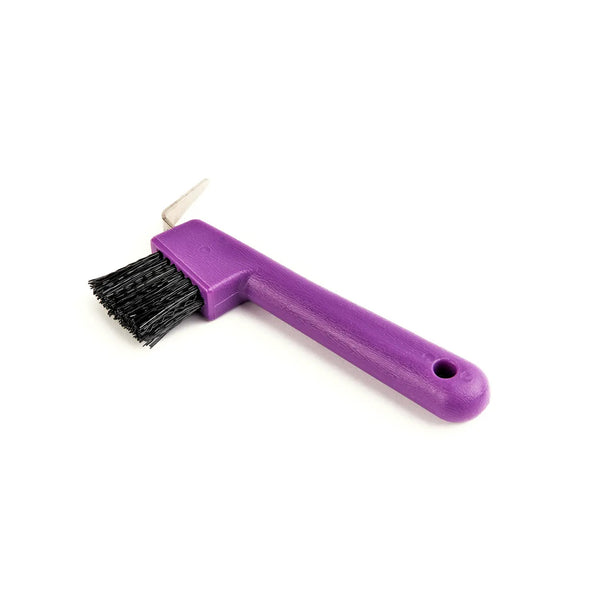 Shires Hoof Pick/Brush - Purple