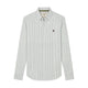 Holland Cooper Mens Oxford Shirt - Olive Stripe