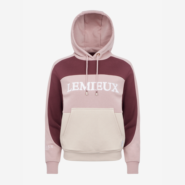 LeMieux Ladies Kadie Colour Block Hoodie - Wild Rose