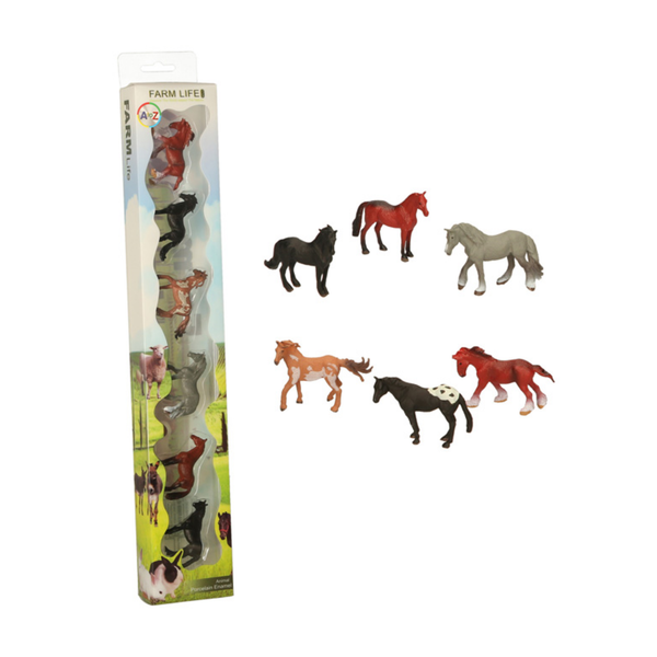 6 Piece Horse Set