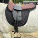 Total Contact Saddles Treeless Synthetic Short Billet Saddle - Jet Black