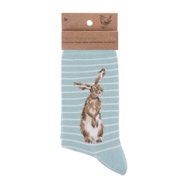 Wrendale Hare Sock - Hare and the Bee