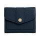 Fairfax & Favor Langford Button Purse - Teal Leather