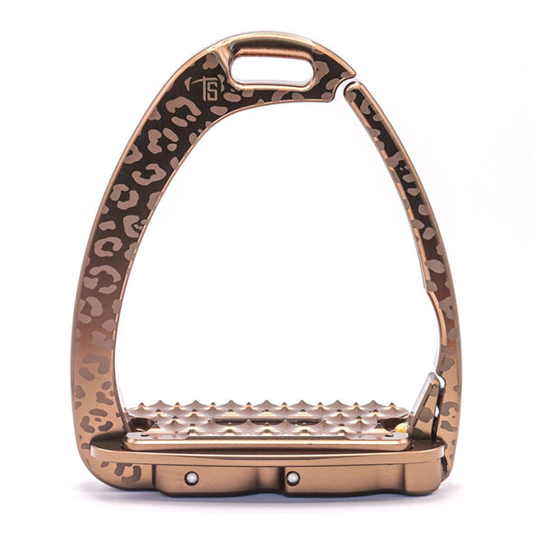 Tech Stirrup Venice Sloped Evo Stirrup - Leopard Brown