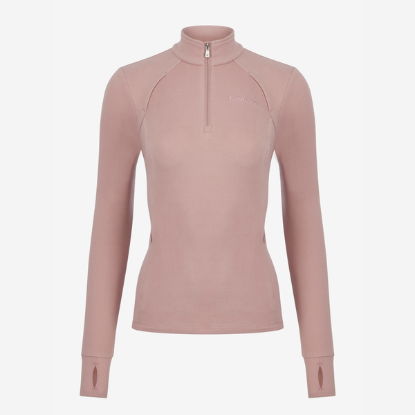 LeMieux Ladies Frances Quarter Zip Fleece - Wild Rose