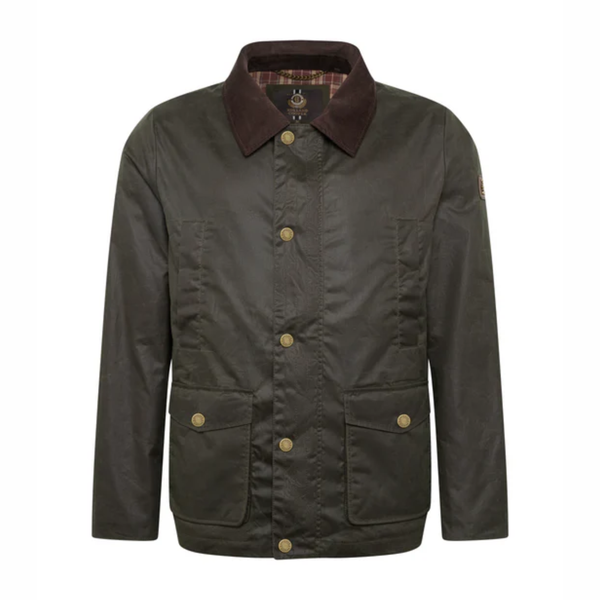 Holland Cooper Mens Classic Wax Jacket - Moss Wax