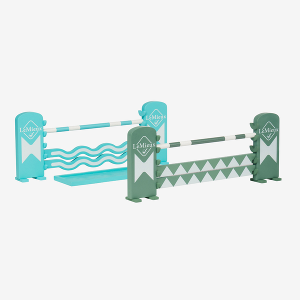 LeMieux Toy Pony Jump Set - Azure/Sage/White