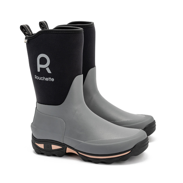 Rouchette Clean Garden Half Boot - Grey