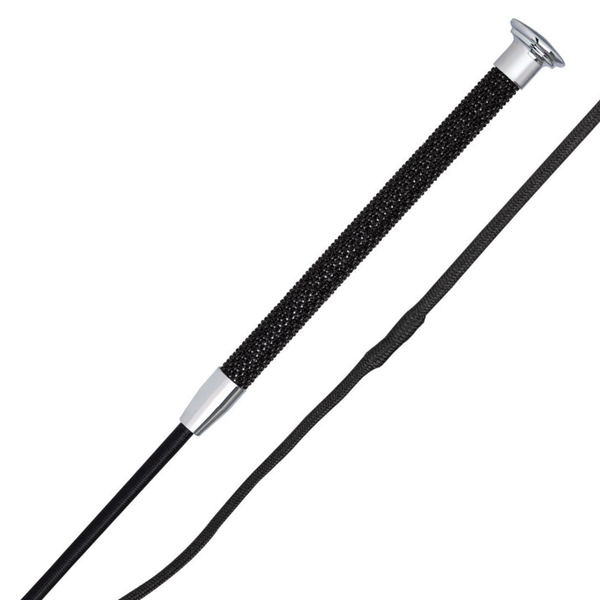Woof Wear Glitz Dressage Whip - Black