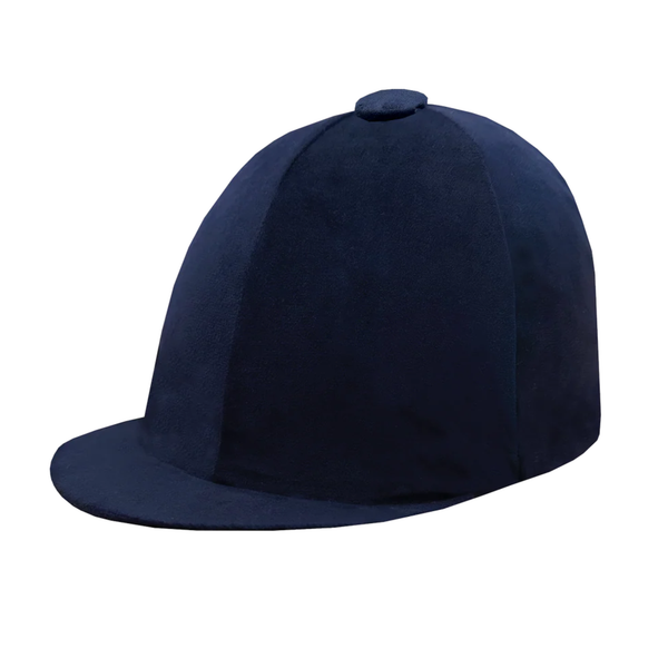 Equetech Childs Premium Velvet Show Hat Silk - Navy