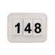 Woof Wear 3 Digit Dressage Number Holder - White