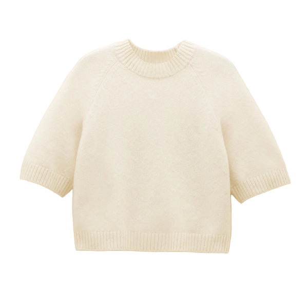 Joules Ladies Short Sleeve Knit - Cream