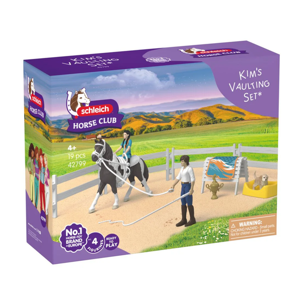 Schleich Kim's Vaulting Set