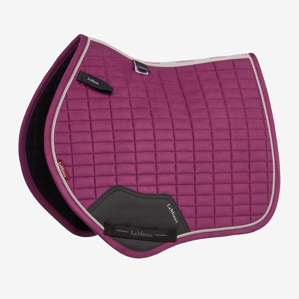 LeMieux Suede Close Contact Square - Blackberry