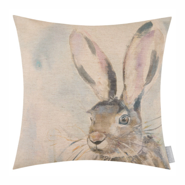 Voyage Maison Harriet Hare Printed Cushion - Natural