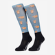 LeMieux Footsie Socks - Highland Cow/Aloe