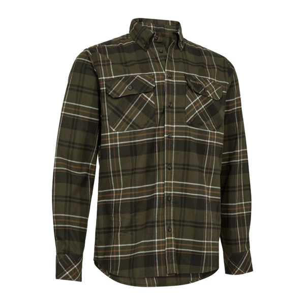 Deerhunter Mens Caleb Shirt - Green Check