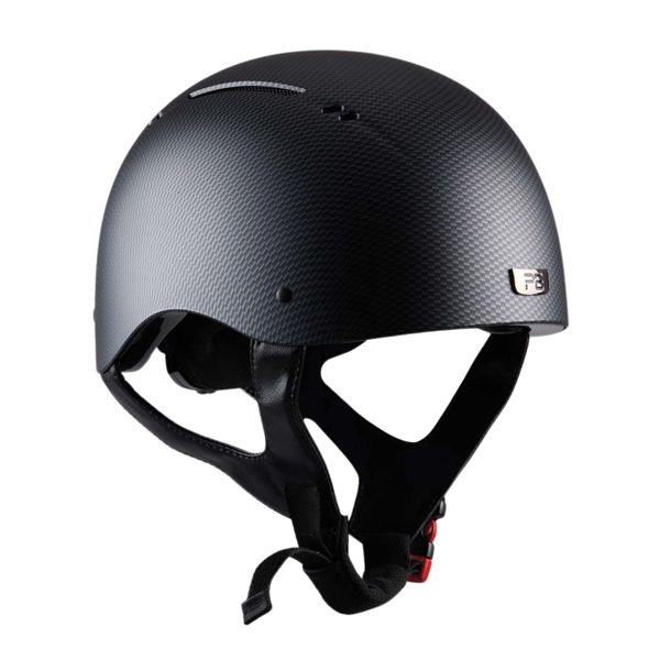 Premier Equine Artemis Matte Jockey Skull - Carbon Shield Black