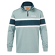 Schoffel Mens Exmouth Heritage Quarter Zip - Powder Blue