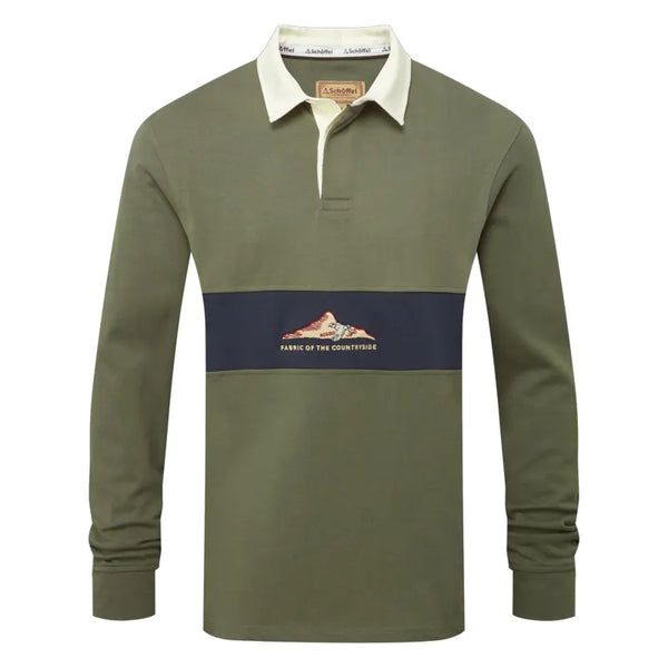 Schoffel Mens Saunton Rugby Top - Beetle Green