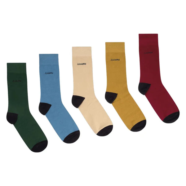 Schoffel Mens Bamboo Socks - Oat Mix