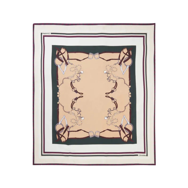 Schoffel Ladies Hathersage Silk Scarf - Bridle Print