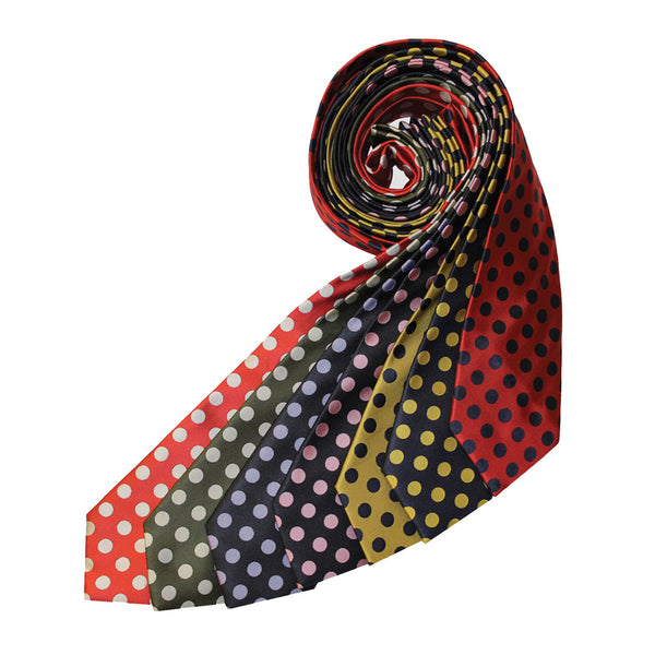 Equetech Uber Spot Tie - Navy/Purple